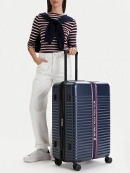 Beverly Hills Polo Club Walizka duża CEO-BHPC-L-006-08-NAVY Granatowy. Niebieskie walizki Beverly Hills Polo Club, bez wzorów, z tworzywa sztucznego, duże. Za 399.99 zł.