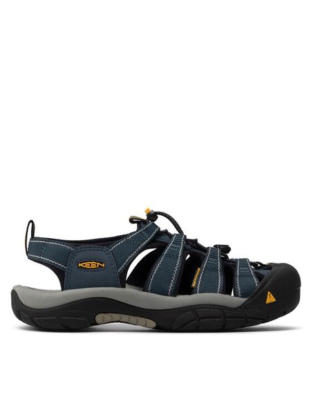 Keen Sandały Newport H2 1001938 Granatowy. Niebieskie sandały męskie Keen, z materiału, bez zapięcia. Za 419.99 zł.
