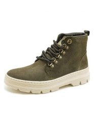 Natural world Botki w kolorze khaki rozmiar: 44. Brązowe botki damskie natural world, bez obcasa, bez zapięcia. Za 109.78 zł.