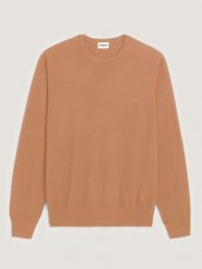 Rodier Wełniany sweter w kolorze jasnobrązowym rozmiar: S. Brązowe swetry męskie Rodier, s, bez wzorów, z wełny, bez kołnierzyka. Za 260.99 zł.