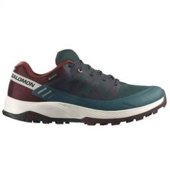 Buty trekkingowe męskie Salomon Outrise Gtx Gore-tex. Niebieskie buty trekkingowe męskie Salomon, z gore-texu, bez zapięcia, trekkingowe, gore-tex. Za 627.00 zł.