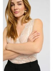 Cream Top w kolorze białym rozmiar: XXL. Białe topy damskie Cream, xxl, bez wzorów, z koronki, bez kołnierzyka. Za 74.81 zł.