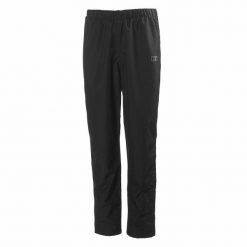 Spodnie przeciwdeszczowe dla kobiet Helly Hansen Seven J. Czarne spodnie dresowe damskie Helly Hansen, bez wzorów, sportowe. Za 383.00 zł.