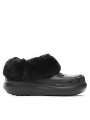 Crocs Klapki Crocs Furever Crush Clog 208446 Czarny. Czarne klapki damskie Crocs, bez wzorów, z tworzywa sztucznego, bez obcasa. Za 259.99 zł.