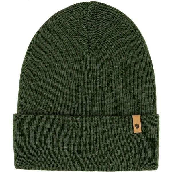 Klasyczna Dzianinowa Czapka Fjall Raven Dorosłych. Zielone czapki męskie Fjällräven, z dzianiny. Za 188.99 zł.