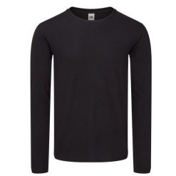 Kultowa Koszulka Z Długim Rękawem Unisex Dla Dorosłych. Niebieskie bluzki damskie Fruit of the Loom, xl, bez wzorów, sportowe, bez kołnierzyka, bez ramiączek. Za 63.99 zł.