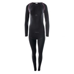 Bielizna termoaktywna damska zestaw bluza + spodnie legginsy Brugi 2RCG. Czarna bielizna termoaktywna damska Brugi, l, bez wzorów. Za 178.35 zł.