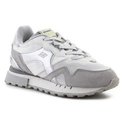 Buty D.Franklin Vibla Zig Patch DFSH378005-WHIT szare. Szare buty sportowe na co dzień damskie bez wzorów, z materiału. Za 503.88 zł.