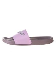 Adidas Klapki "Adilette Shower" w kolorze fioletowym rozmiar: 37. Różowe klapki damskie Adidas, bez wzorów, bez obcasa. Za 90.45 zł.