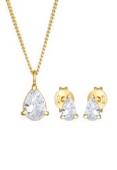 Elli Damskie kolczyki krople sztyfty z cyrkoniami w srebrze próby 925 Sterling Silver Zestawy 1 ct. Szare kolczyki damskie Elli, z cyrkonią, srebrne, na sztyftcie. Za 314.79 zł.