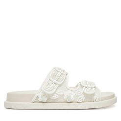 Klapki Aldo. Białe klapki damskie Aldo, bez wzorów, bez obcasa. Za 339.99 zł.