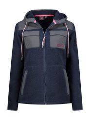 Canadian Peak Kurtka polarowa "Toulouseak" w kolorze czarnym rozmiar: XL. Czarne kurtki damskie Canadian Peak, xl, bez wzorów, z materiału, bez kaptura. Za 130.99 zł.