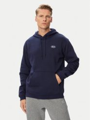 Under Armour Bluza Ua Rival 6013448 Granatowy Regular Fit. Niebieskie bluzy bez kaptura męskie Under Armour, m, z bawełny. Za 239.99 zł.