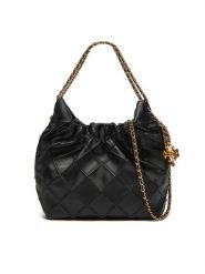 Tory Burch Torebka Mini Fleming 162451 Czarny. Czarne torebki klasyczne damskie Tory Burch, bez wzorów, ze skóry, bez dodatków. Za 2,689.00 zł.