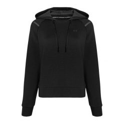 Bluza fitness damska Under Armour Fleece Hoodie. Czarne bluzy bez kaptura damskie Under Armour, xs. Za 209.99 zł.