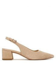 Vagabond Shoemakers Czółenka Marta 5928-140-11 Écru. Białe czółenka damskie Vagabond Shoemakers, bez wzorów, ze skóry, bez obcasa. Za 539.99 zł.