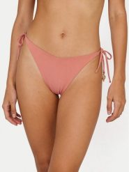 Guess Dół od bikini E6GO01 KF412 Koralowy. Pomarańczowe bikini damskie Guess, z aplikacjami. Za 219.99 zł.