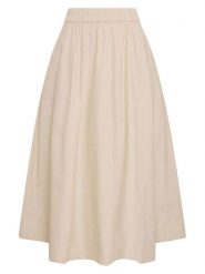 MOSS COPENHAGEN Spódnica w kolorze beżowym rozmiar: XL. Brązowe spódniczki damskie MOSS COPENHAGEN, xl, bez wzorów, z bawełny, maxi. Za 194.95 zł.