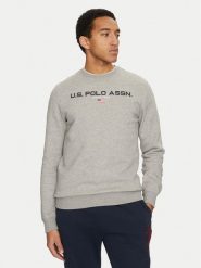 U.S. Polo Assn. Bluza MUP1645 Szary Regular Fit. Szare bluzy bez kaptura męskie U.S. Polo Assn., m, z bawełny. Za 179.99 zł.