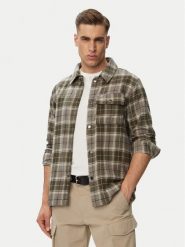 Hunter Koszula HAGM0003261 Szary Regular Fit. Szare koszule męskie Hunter, l, bez wzorów, bez kołnierzyka, bez ramiączek. Za 179.99 zł.