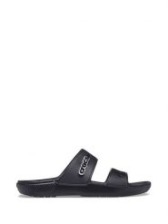 Crocs Klapki "Classic" w kolorze czarnym rozmiar: 48/49. Czarne klapki damskie Crocs, bez wzorów, bez obcasa. Za 105.38 zł.