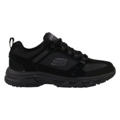 Buty na co dzień na trening męskie SKECHERS OAK skóra. Czarne buty fitness męskie Skechers, na fitness i siłownię. Za 258.00 zł.