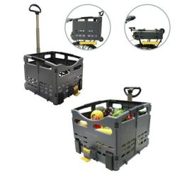 Kosz Topeak Trolley Tote Folding. Szare shopper bag damskie Topeak, bez wzorów, bez dodatków. Za 440.50 zł.