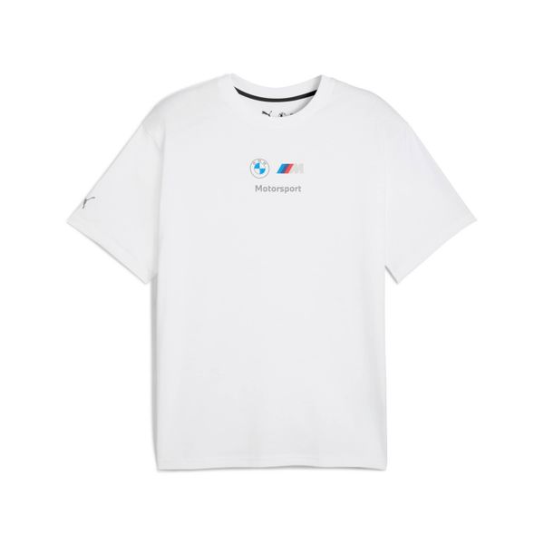 Koszulka Puma BMW MMS ESS+ Logo II. T-shirty damskie Puma, m, bez wzorów, bez kołnierzyka. Za 144.13 zł.