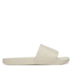 Klapki Calvin Klein. Klapki damskie CALVIN KLEIN, bez wzorów, bez obcasa. Za 179.99 zł.