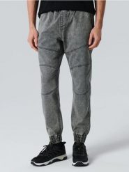 Jeansy jogger z efektem sprania - szary. Szare jeansy męskie Sinsay. Za 59.99 zł.