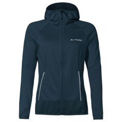 Bluza polarowa damska Vaude Tekoa Fleece Jacket II. Czarne bluzy z kapturem damskie Vaude, z elastanu. Za 426.45 zł.