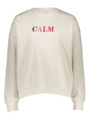 Vero Moda Bluza w kolorze kremowym rozmiar: XL. Brązowe bluzy z nadrukiem damskie Vero Moda, xl. Za 69.91 zł.