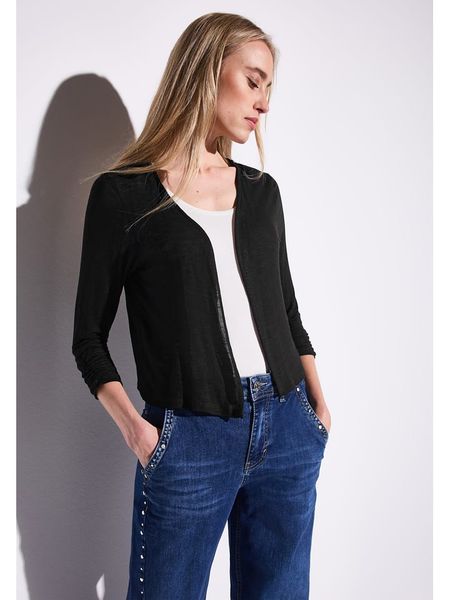 Street One Kardigan w kolorze czarnym rozmiar: 40. Czarne kardigany damskie Street One, bez wzorów. Za 74.28 zł.