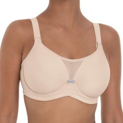 Stanik do biegania Performance WireX z wysoki poziomem podtrzymywania. Czerwone biustonosze ANITA ACTIVE, bez wzorów, z elastanu. Za 405.00 zł.