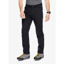 Spodnie turystyczne męskie CMP Jin. Czarne spodnie materiałowe męskie CMP, bez wzorów, sportowe. Za 236.19 zł.