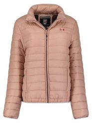 Canadian Peak Kurtka pikowana "Atikeak" w kolorze jasnoróżowym rozmiar: XL. Różowe kurtki damskie Canadian Peak, xl, z aplikacjami, ze skóry, bez kaptura. Za 109.78 zł.