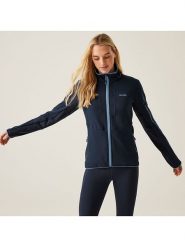 Regatta Kurtka polarowa "Ralina" w kolorze granatowym rozmiar: 40. Niebieskie kurtki damskie Regatta, bez wzorów, z polaru, bez kaptura. Za 139.54 zł.