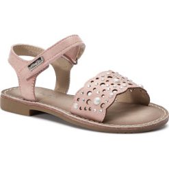 Sandały NELLI BLU CS2590-02. Czerwone sandały dziewczęce Nelli Blu, z materiału, bez zapięcia. Za 49.99 zł.