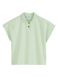 Marc O´Polo Koszulka polo w kolorze miętowym rozmiar: XXL. Zielone bluzki damskie xxl, bez wzorów, z bawełny, bez kołnierzyka, bez ramiączek. Za 158.10 zł.