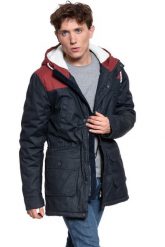 MUSTANG Daniel H Parka MĘSKA KURTKA ZIMOWA 1008246 4136. Czarne kurtki męskie Mustang, na zimę, m, bez wzorów. W wyprzedaży za 169.99 zł.