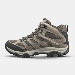 Second Life - Buty turystyczne męskie Merrell Moab 3 Mid - Stan Doskonały. Brązowe buty trekkingowe męskie MERRELL, z materiału, bez zapięcia, trekkingowe. Za 296.99 zł.