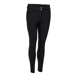 Damskie spodnie softshellowe z pełnym lejem Equipage Janet. Czarne spodnie materiałowe damskie EQUIPAGE, bez wzorów, z softshellu, sportowe. Za 442.00 zł.