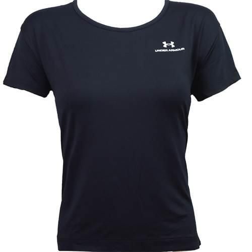 Koszulka sportowa damska Under Armour Rush Energy. Czarne bluzki sportowe damskie Under Armour, m, bez wzorów, z elastanu, bez ramiączek. Za 272.00 zł.