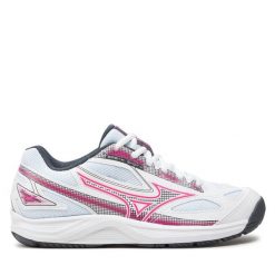 Buty do tenisa Mizuno. Białe buty sportowe na co dzień damskie Mizuno, bez wzorów, tenisowe. Za 219.99 zł.