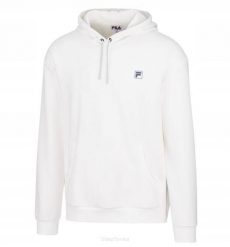 Bluza tenisowa Fila Hoodie Miko. Białe bluzy z kapturem męskie Fila, l, z bawełny. Za 265.30 zł.
