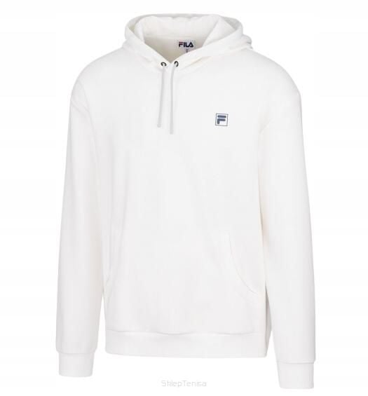 Bluza tenisowa Fila Hoodie Miko. Białe bluzy z kapturem męskie Fila, l, z bawełny. Za 265.30 zł.