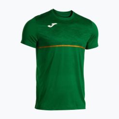 Koszulka do biegania męska Joma Record III. Zielone t-shirty sportowe męskie Joma, l, z elastanu, bez ramiączek, do biegania. Za 88.99 zł.