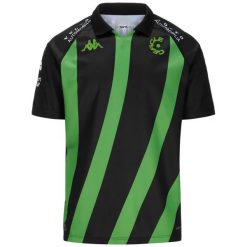 Koszulka Cercle Bruges 2025. Czarne t-shirty sportowe męskie Kappa, l, bez ramiączek, do piłki nożnej. Za 442.00 zł.