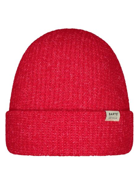 Barts Czapka "Sarela" w kolorze czerwonym rozmiar: onesize. Czerwone czapki zimowe damskie Barts, z wełny. Za 104.64 zł.