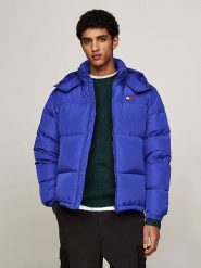 TOMMY JEANS Kurtka zimowa w kolorze niebieskim rozmiar: 3XL. Niebieskie kurtki męskie Tommy Jeans, na zimę, xl, bez wzorów, z jeansu, bez kaptura. Za 461.21 zł.